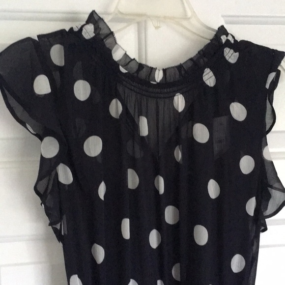 NWT Ann Taylor polka dot midi dress M - Picture 5 of 8